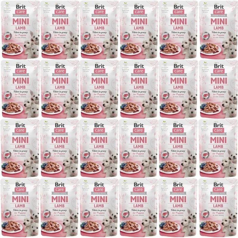 Mini Serie - Natvoer voor Puppy - Lam - 24x85g by Brit – product photo