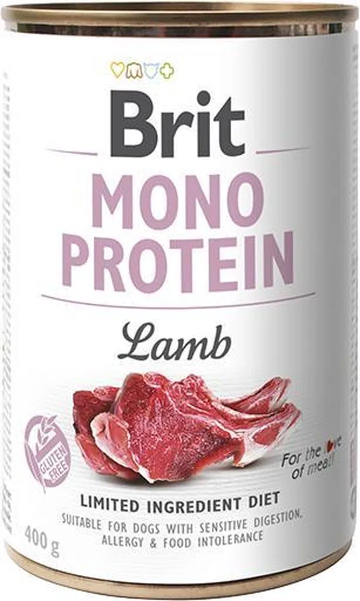 Mono Protein Lam 6 x 400 gram van Brit – productfoto