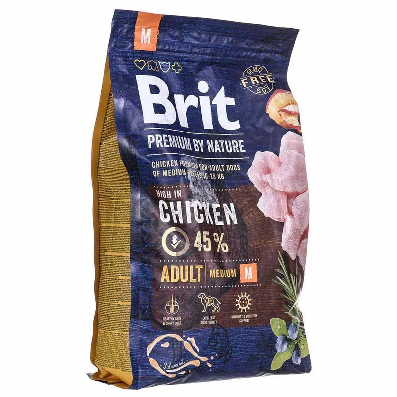 Nature Volwassen M Hondenvoer 3kg de Brit – photo produit