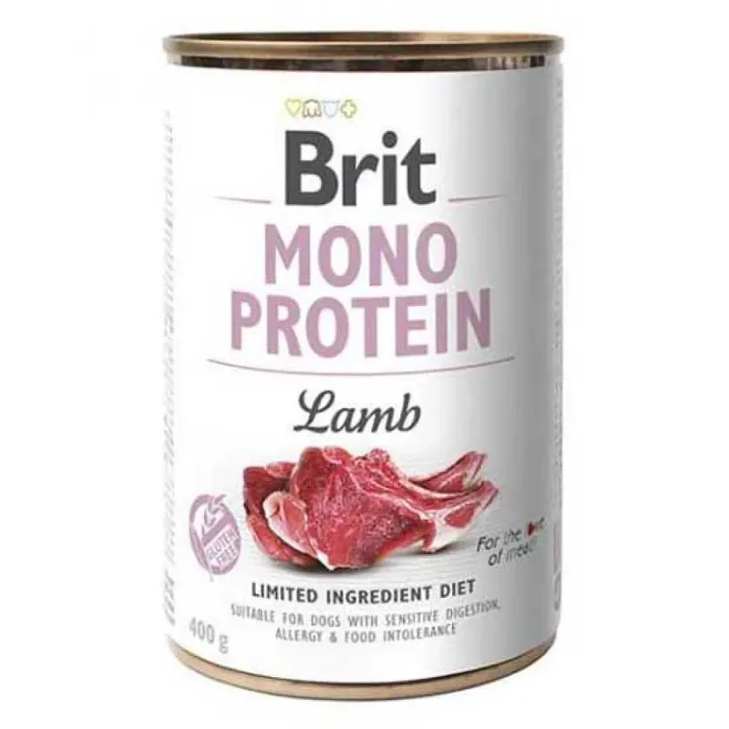 Natvoer Voor Honden Met Lam-één Enkele Eiwitbron 400g by Brit – product photo