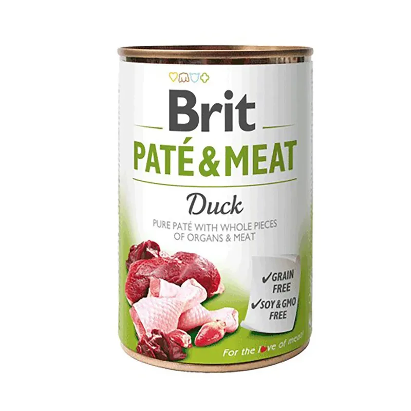 Pastete Und Nassfutter Für Hunde Aus Entenfleisch 400g von Brit – Produktfoto