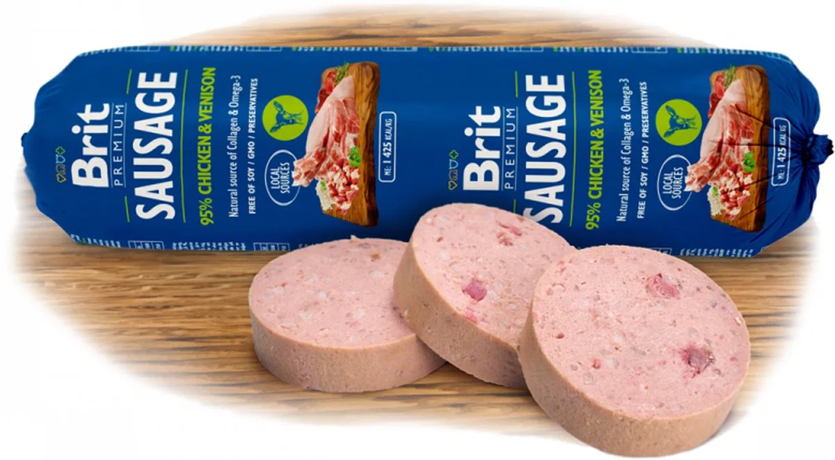 Sausage Chicken & Venison 800 g van Brit – productfoto
