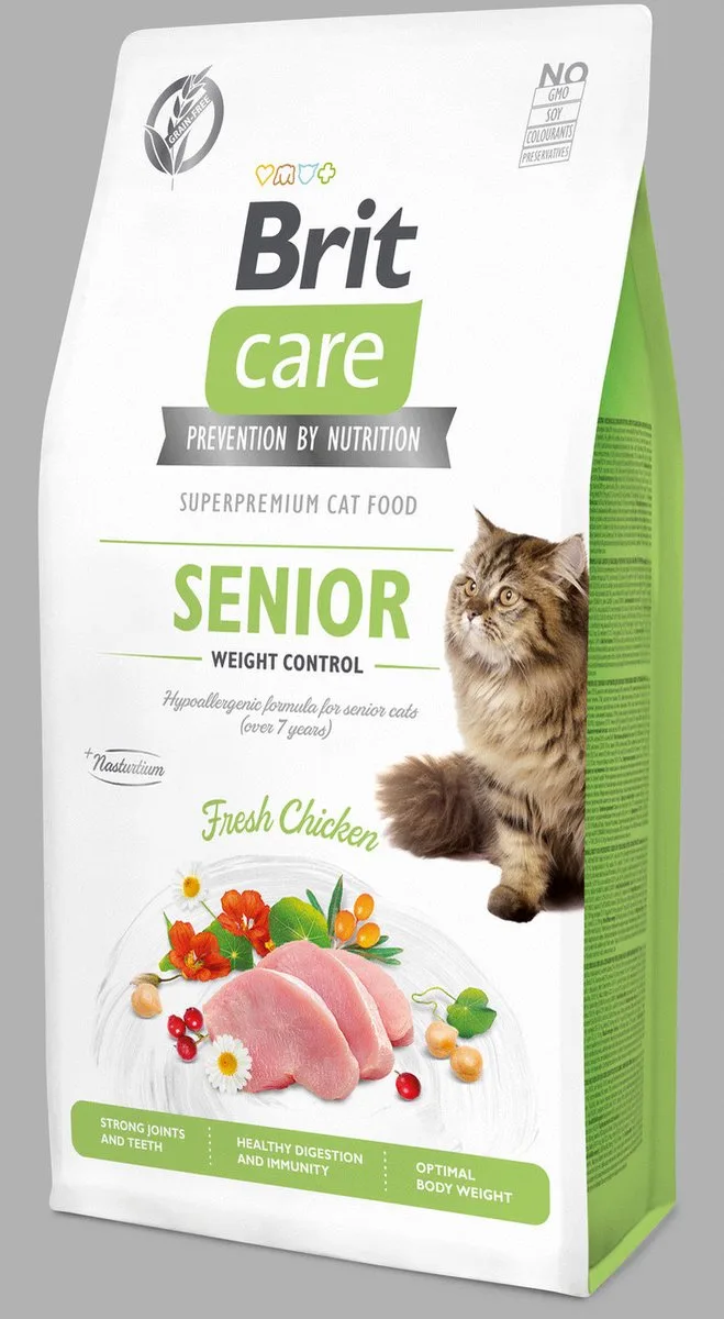 Senior Weight Control Kip - Kattenvoer - 7 kg von Brit – Produktfoto