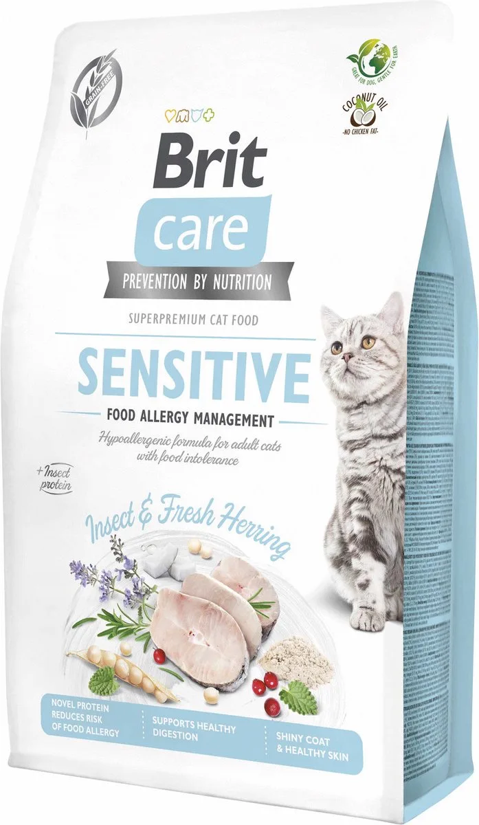 Sensitive Food Allergy Management Insecten&Haring - Kattenvoer - 2 kg von Brit – Produktfoto