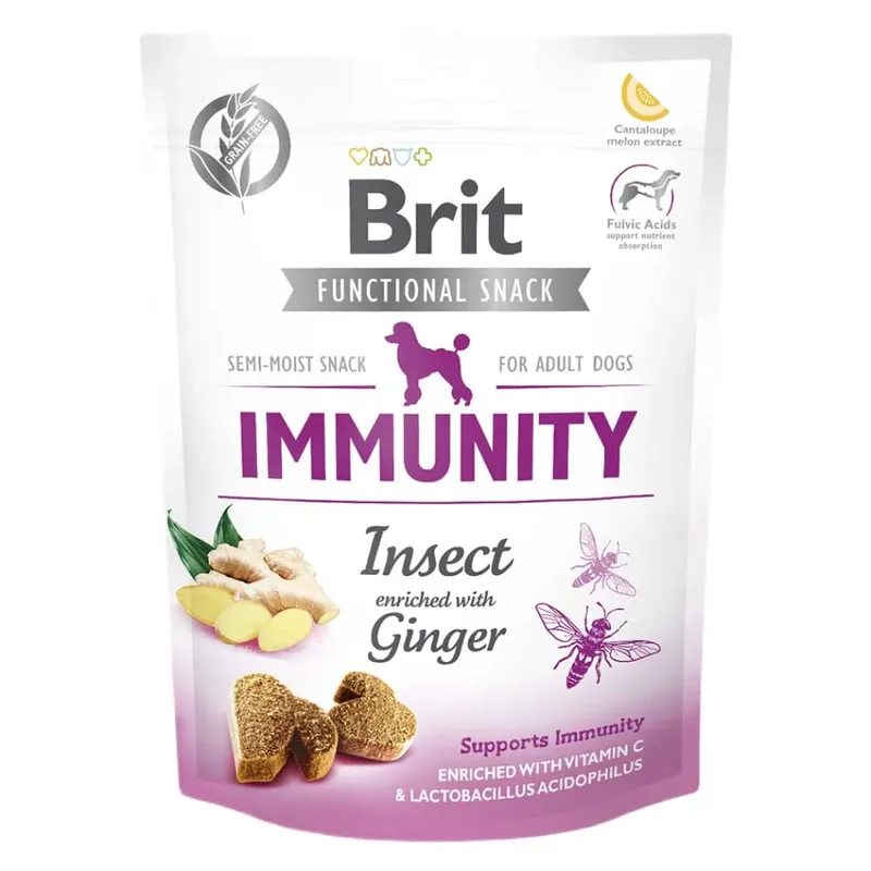 Snack Für Ausgewachsene Hunde-immunsystem Mit Insekten 10x150g von Brit – Produktfoto