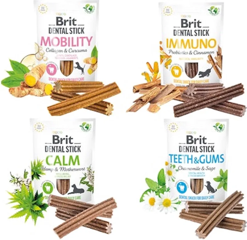 Snackpakket Brit dental sticks hondensnacks probeer ze alle 4 by Brit – product photo