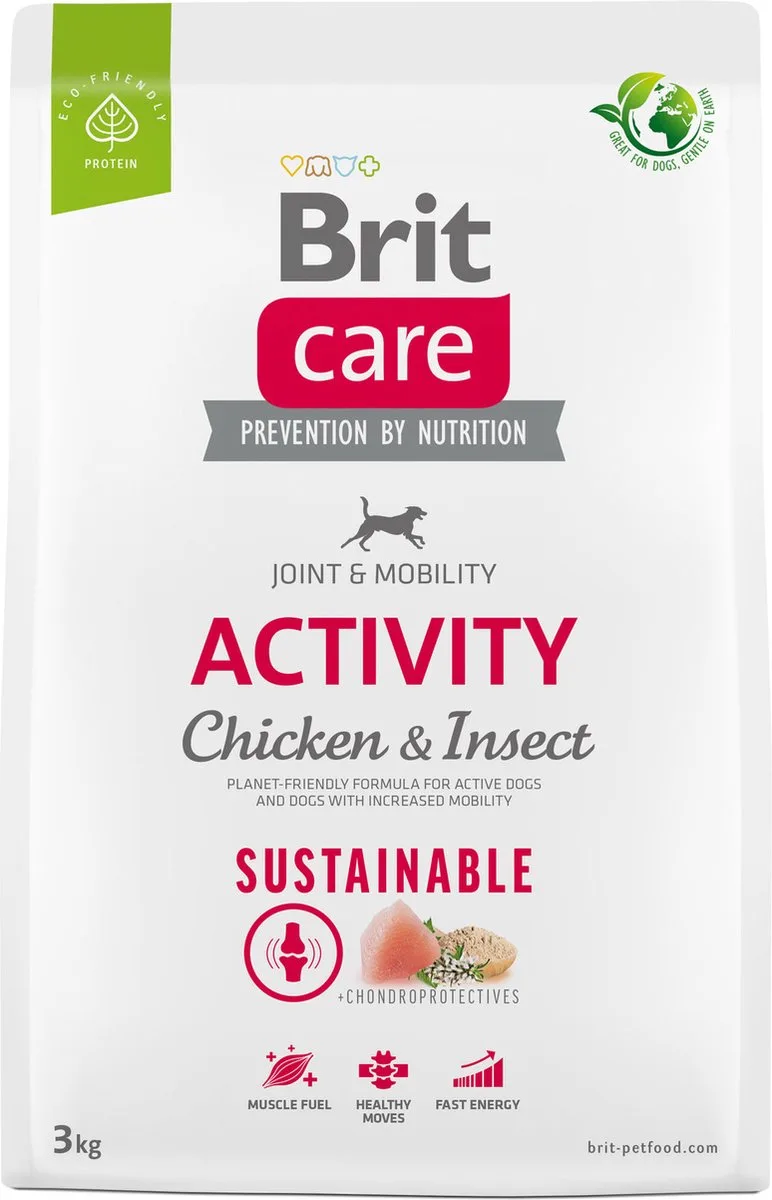 Sustainable Activity Joint & Mobility Kip - Hondenvoer - 3 kg by Brit – product photo