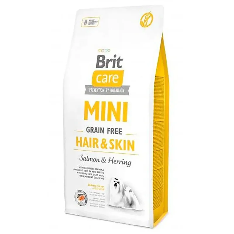 Pflege Mini Hundefutter Für Haut Und Fell Lachs Und Hering 7kg von Brit – Produktfoto