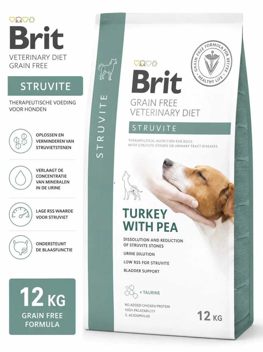 Veterinary Struvite Hond - 12kg by Brit – product photo