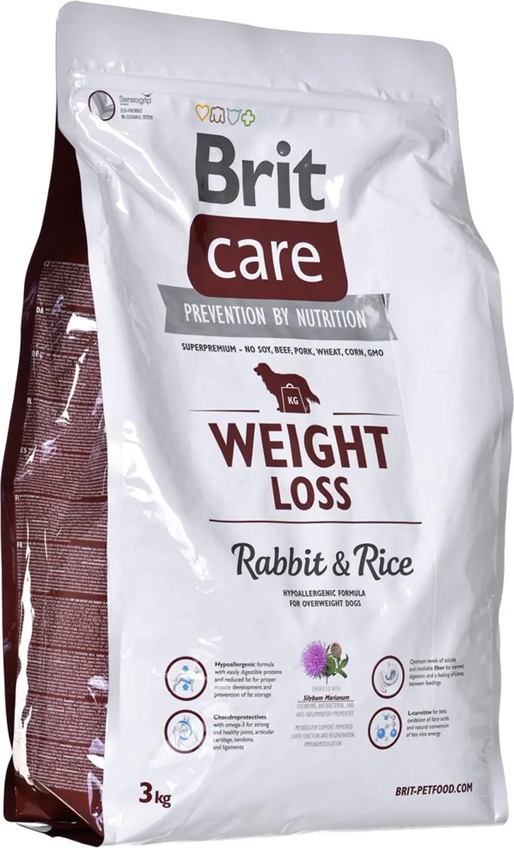 Weight Loss Rabbit & Rice 3 kg hypo-allergeen von Brit – Produktfoto