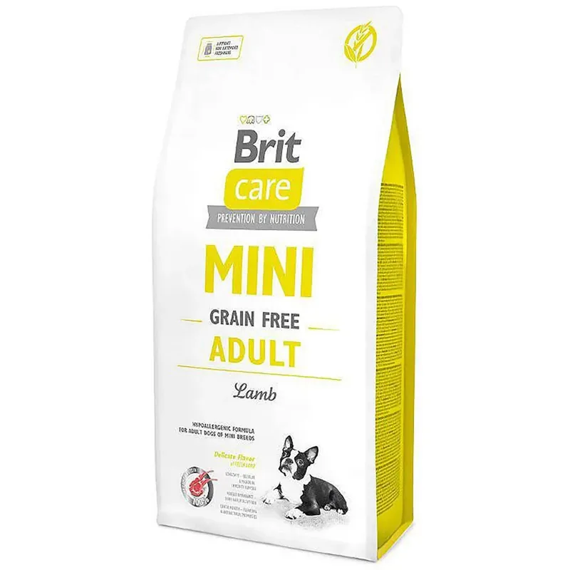 Zorg Mini Graanvrij Volwassen Hondenvoer Lam 7 Kg von Brit – Produktfoto