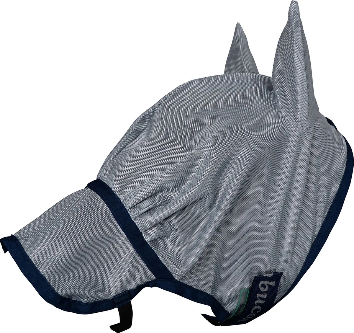 Buzz-Off Vliegenmasker Extended Nose Blauw - L van Bucas – productfoto