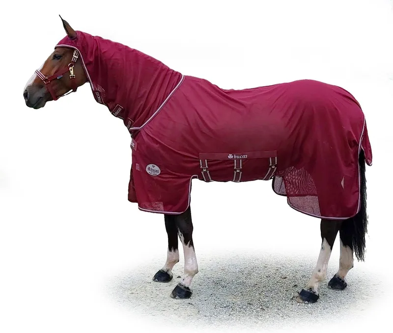 Buzz-Off X -range full nek Ruby Jubilee - 115 - Vliegendeken by Bucas – product photo