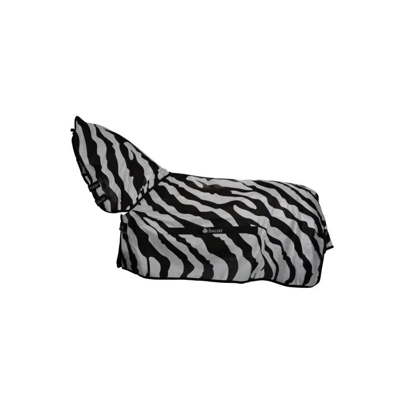 Fliegendecke Buzz-Off Zebra Full Neck 1,55 m von Bucas in Regular – Produktfoto