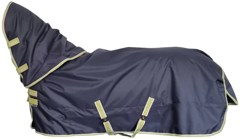 Outdoor paardendeken met halsbedekking Bucas Oasis Turnout 200g von Bucas in Grau – Produktfoto
