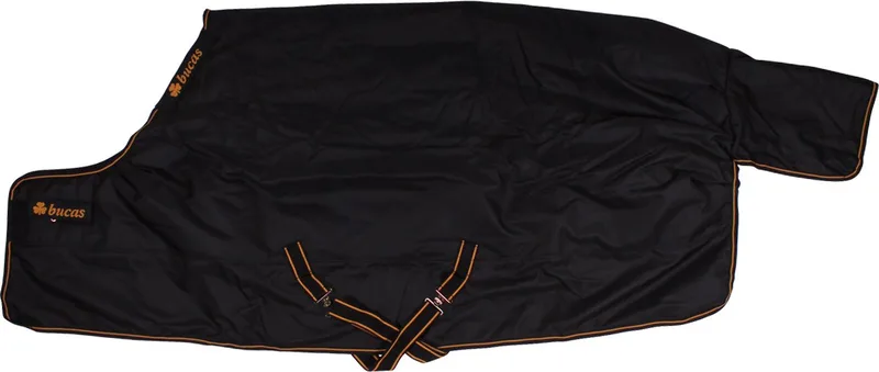 Regendeken Irish Turnout Extra - Black-gold - 205 by Bucas in Black – product photo