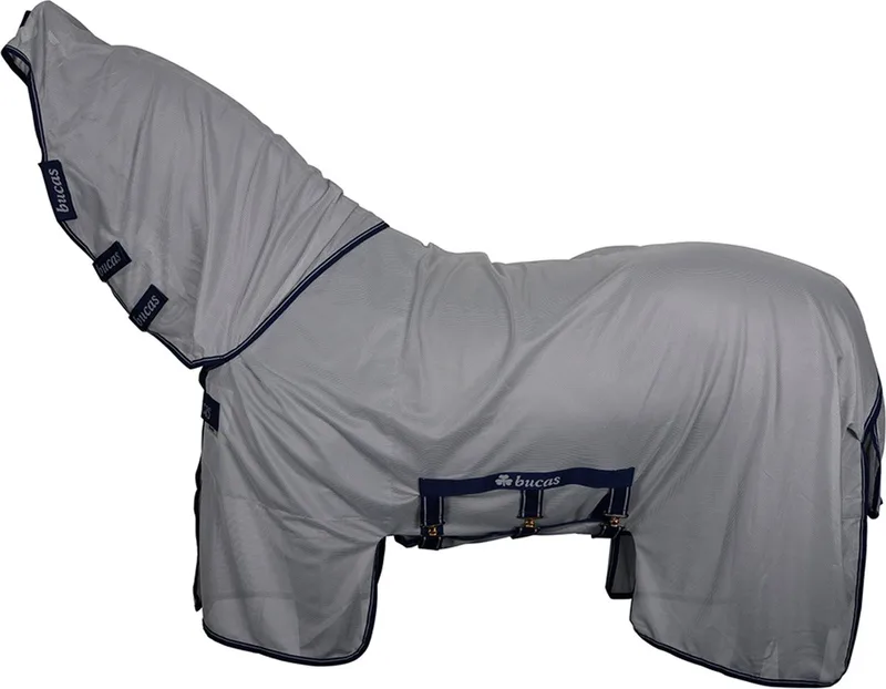 Vliegendeken Bucas Buzz Off X Full Neck - 145/198 de Bucas en Argent – photo produit