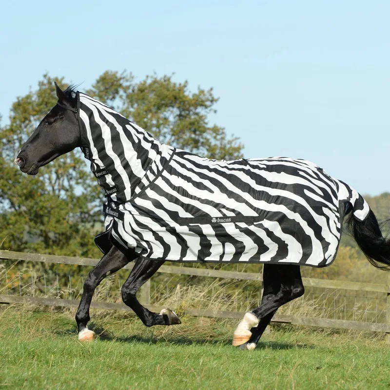 Vliegendeken Buzz-off Zebra Full Neck - Zebra - 175 de Bucas en Zebra – photo produit