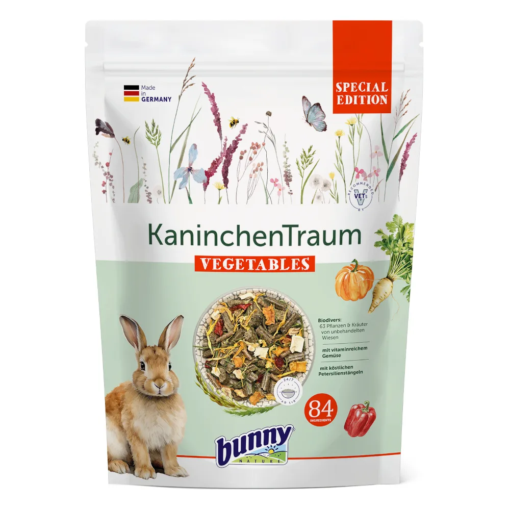 1,5kg bunny KonijnDroom Special Edition Groenten konijnenvoer van Bunny Nature – productfoto