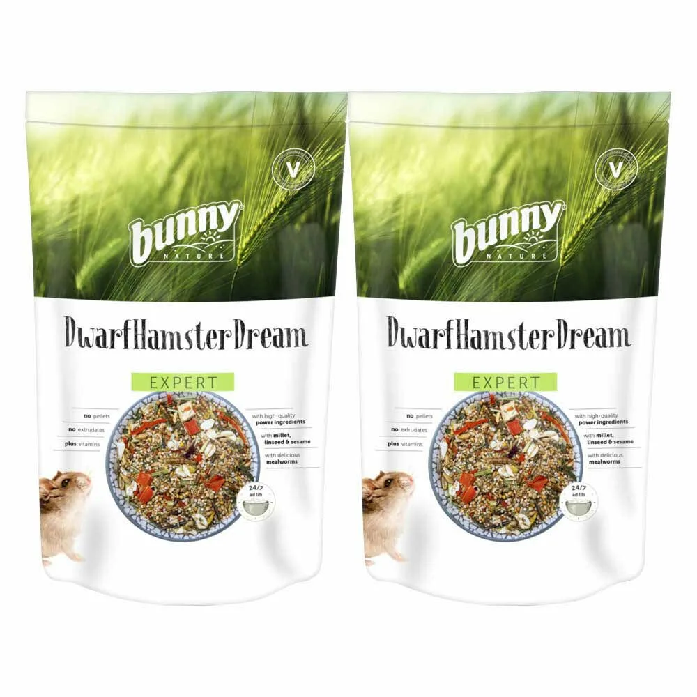 2x Bunny Nature Dwerghamsterdroom Expert 500 gr de Bunny Nature – photo produit