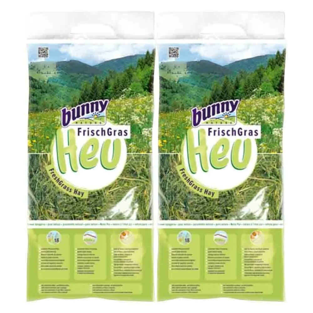 2x Bunny Nature Vers Gras Hooi 3 kg fra Bunny Nature – produktbillede