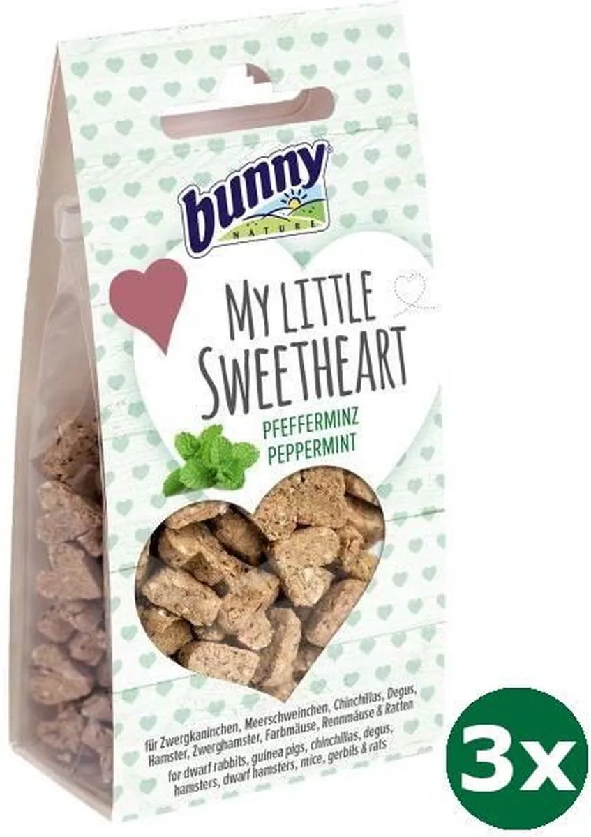 3x30 gr Bunny nature my little sweetheart munt van Bunny Nature – productfoto