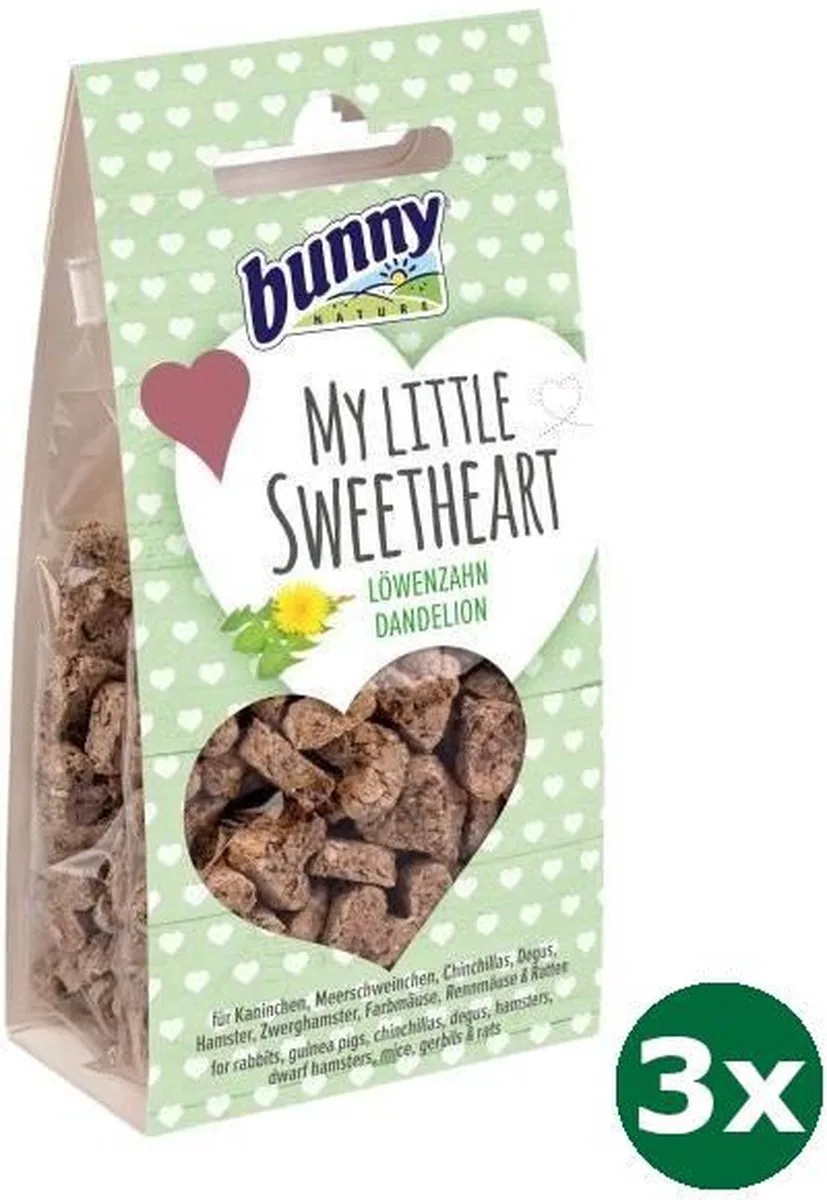 3x30 gr Bunny nature my little sweetheart paardebloem fra Bunny Nature – produktbillede