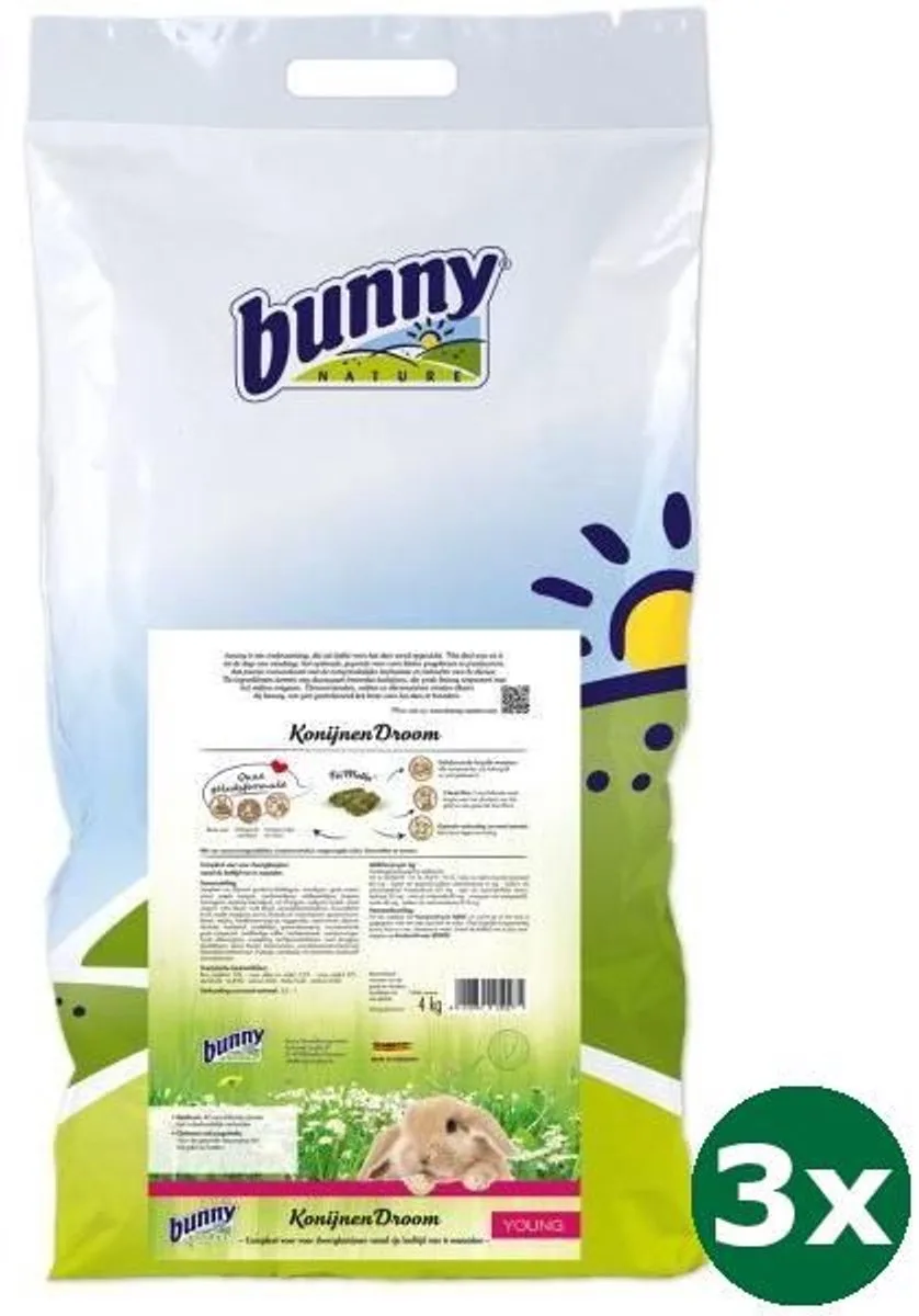 3x4 kg Bunny nature konijnendroom young van Bunny Nature – productfoto