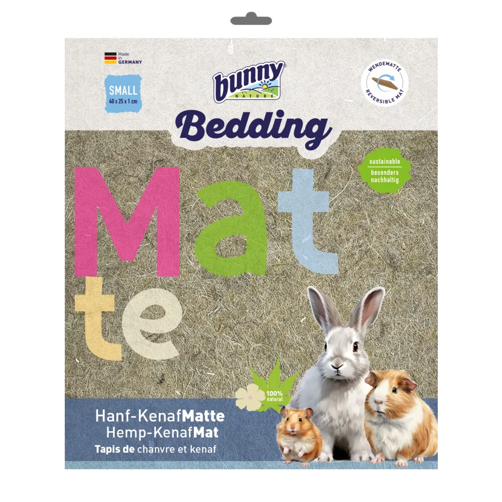 Bedding Hemp-Kenaf-Mat Small van Bunny Nature – productfoto