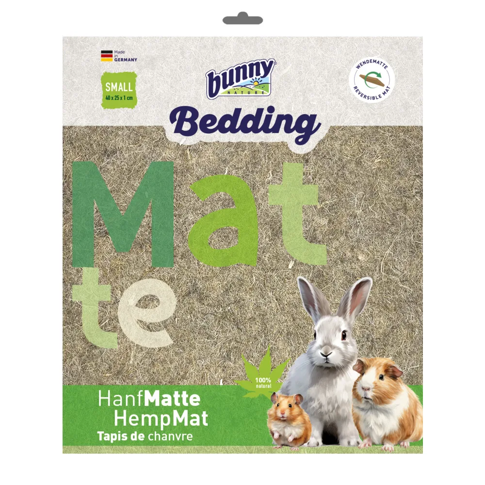 Bedding Hemp-Mat Small van Bunny Nature – productfoto