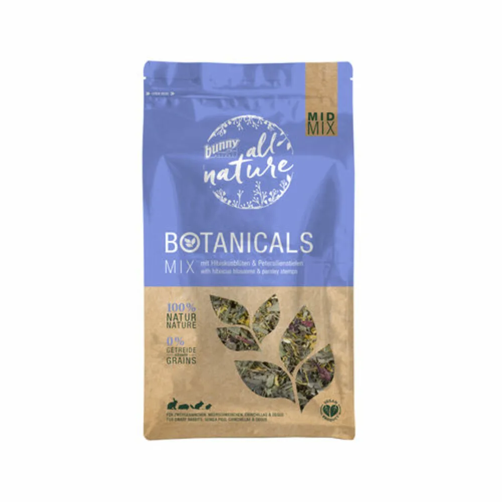 Botanicals Konijnensnack Hibiscus- Peterselie 150 gr by Bunny Nature – product photo