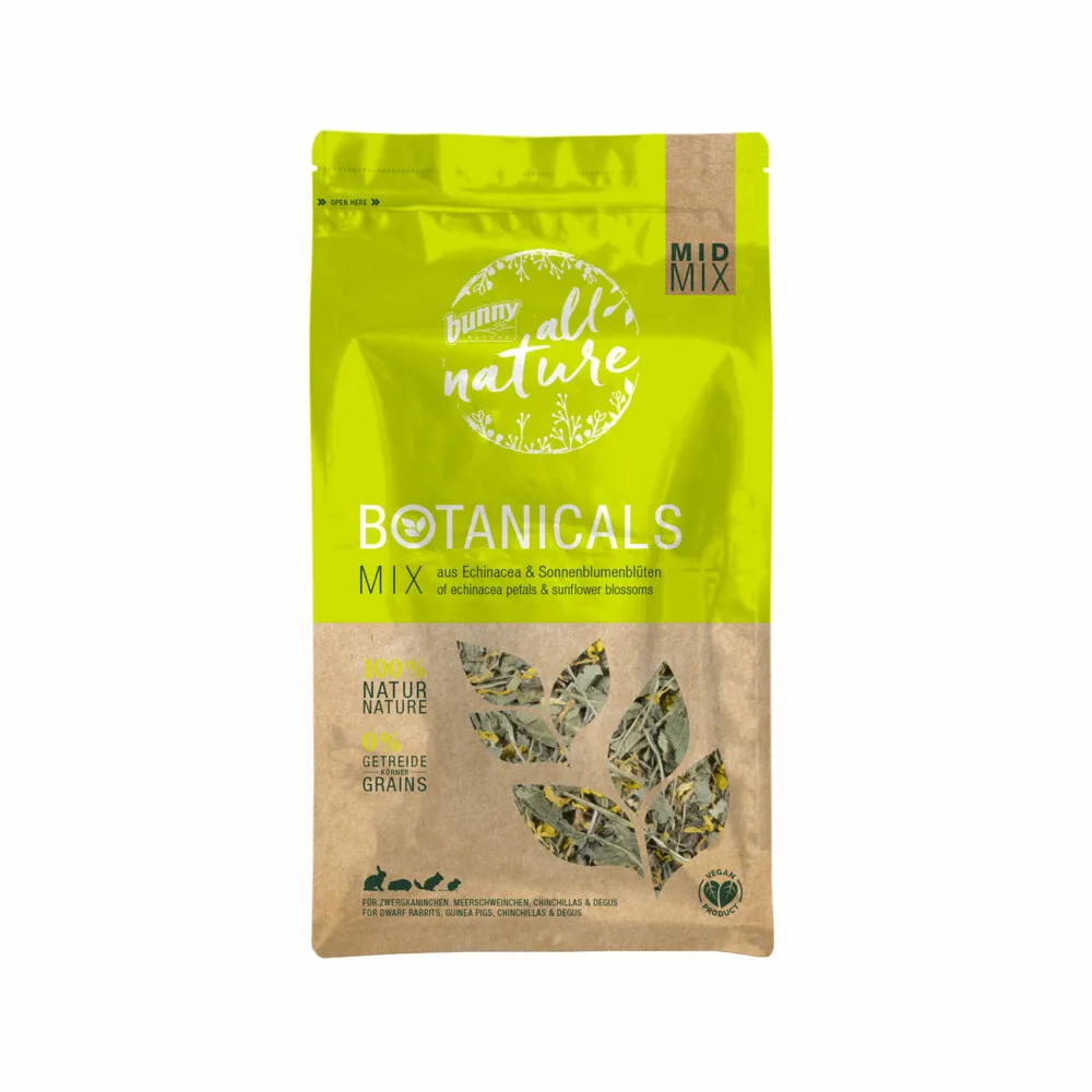 Botanicals Konijnensnack Zonnehoed - Zonnebloem 140 gr by Bunny Nature – product photo