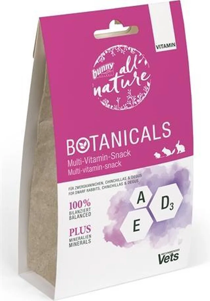 Botanicals Multivitamine Snack 150 gr från Bunny Nature – produktbild
