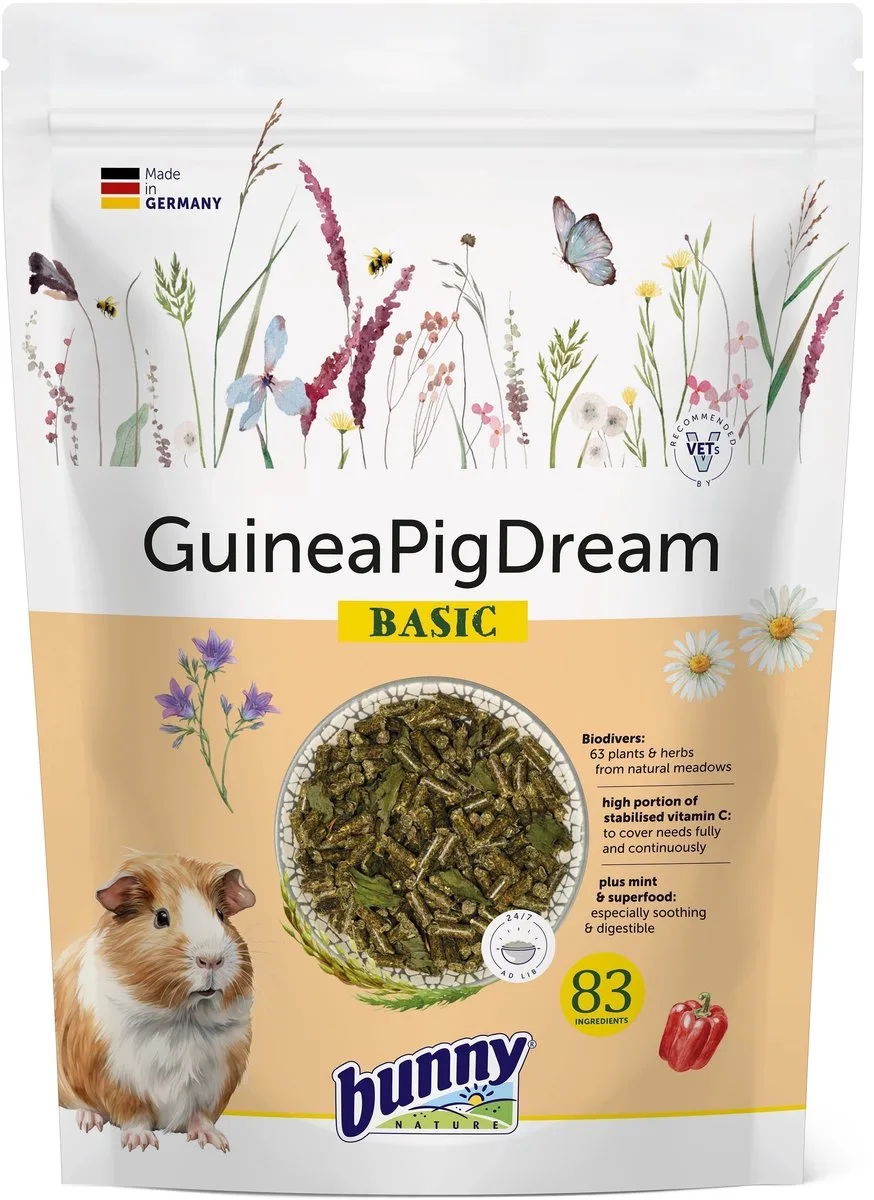 Bunny Meerschweinchen Traum Basisfutter Für Nagetiere 1.5kg von Bunny Nature – Produktfoto
