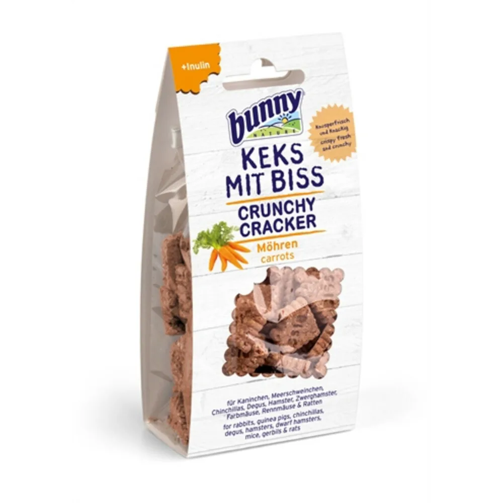 Crunchy Cracker Wortel 50 gr van Bunny Nature – productfoto