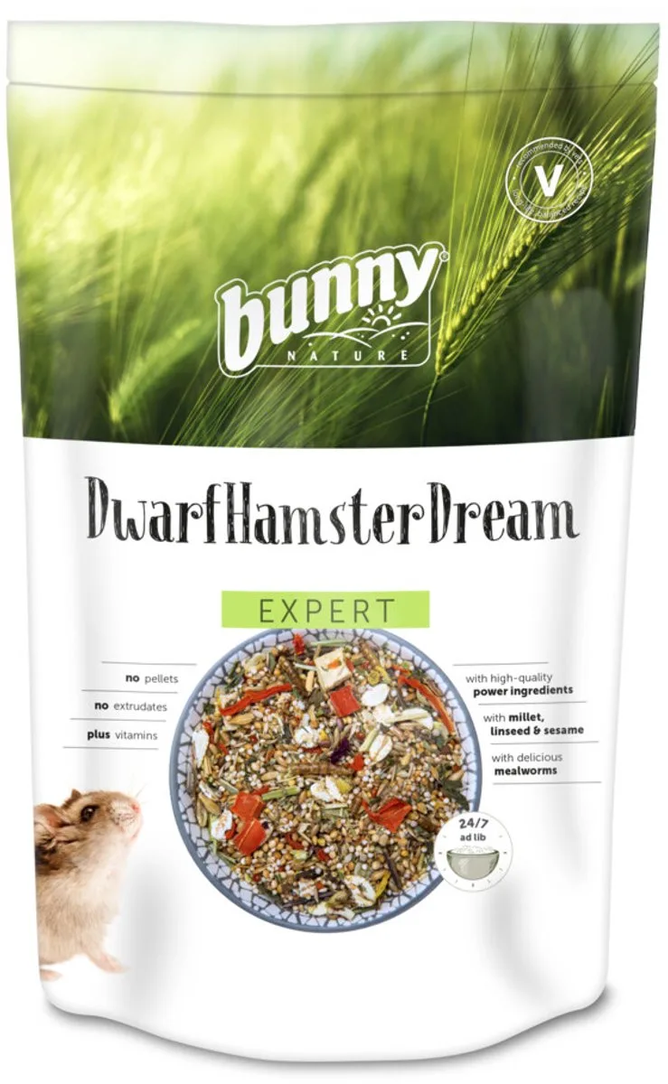 Bunny Zwerg-hamster-traumexperte Nagerfutter 500g von Bunny Nature – Produktfoto