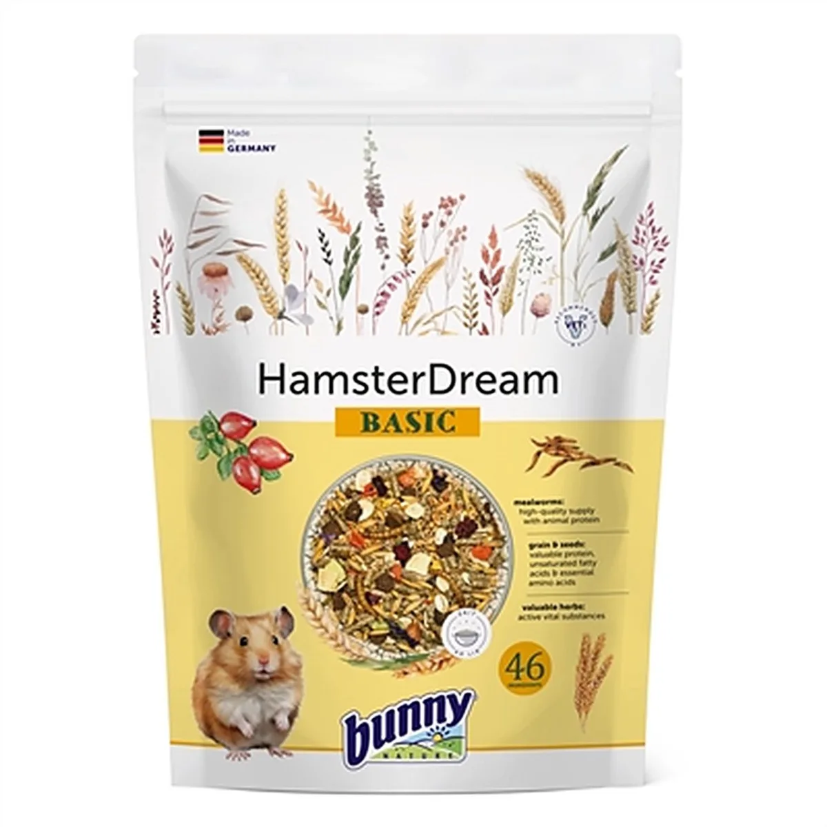 hamsterdroom basic 600 gr de Bunny Nature – photo produit