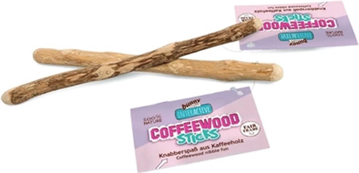 Koffiehout Sticks fra Bunny Nature – produktbillede