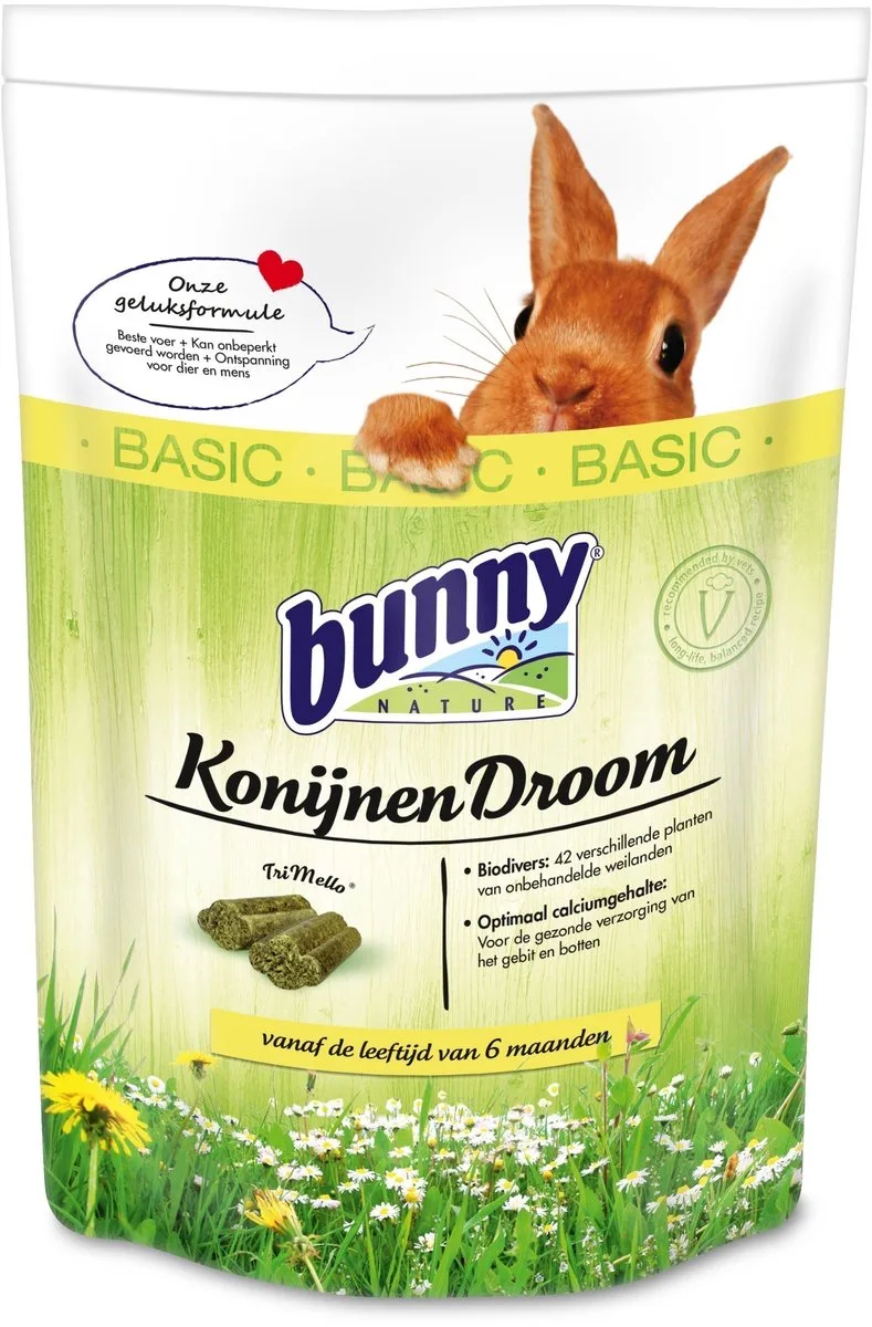 Bunny Kaninchentraum Basisfutter Für Nagetiere 1.5kg von Bunny Nature – Produktfoto