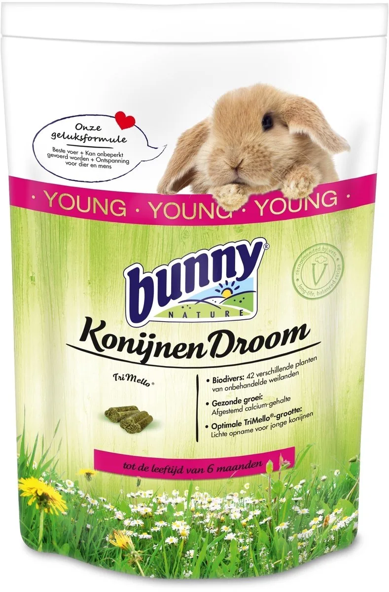 Bunny Dream Futter Für Junge Nagetiere Kaninchen 1.5kg von Bunny Nature – Produktfoto