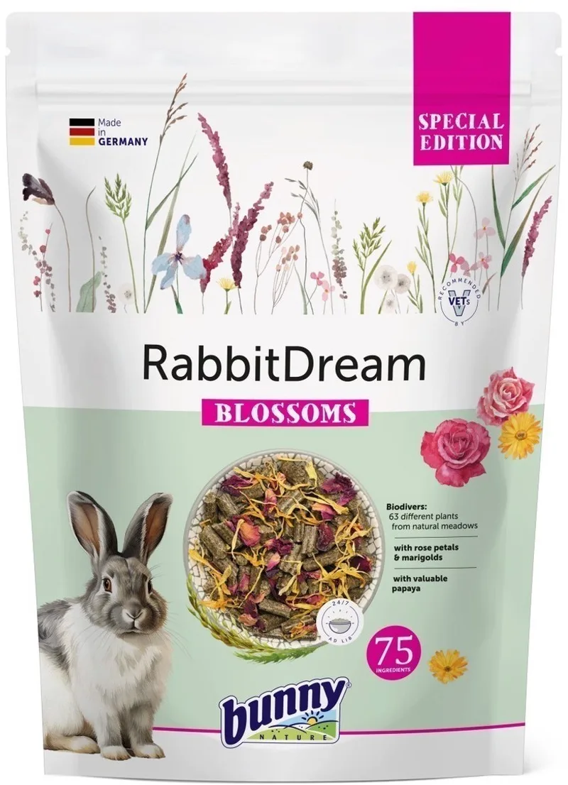 Bunny Spezielle Ausgabe Blumen Kaninchenfutter 1.5kg von Bunny Nature – Produktfoto