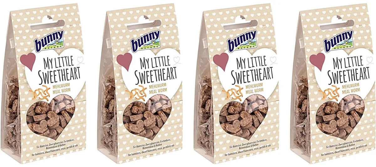 Meelwormen Snacks Knaagdieren Bunny Nature - 30 Gram - 4 stuks - Multipack by Bunny Nature – product photo