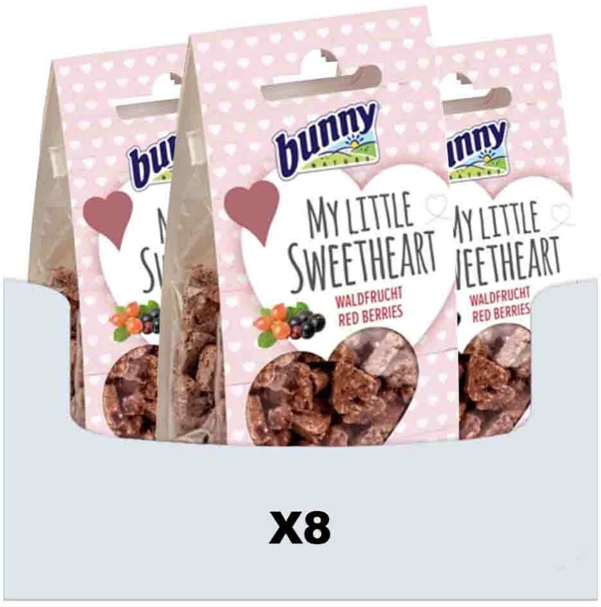 My Little Sweetheart Bosvrucht - 8 x 30 gr - Voordeelverpakking från Bunny Nature – produktbild