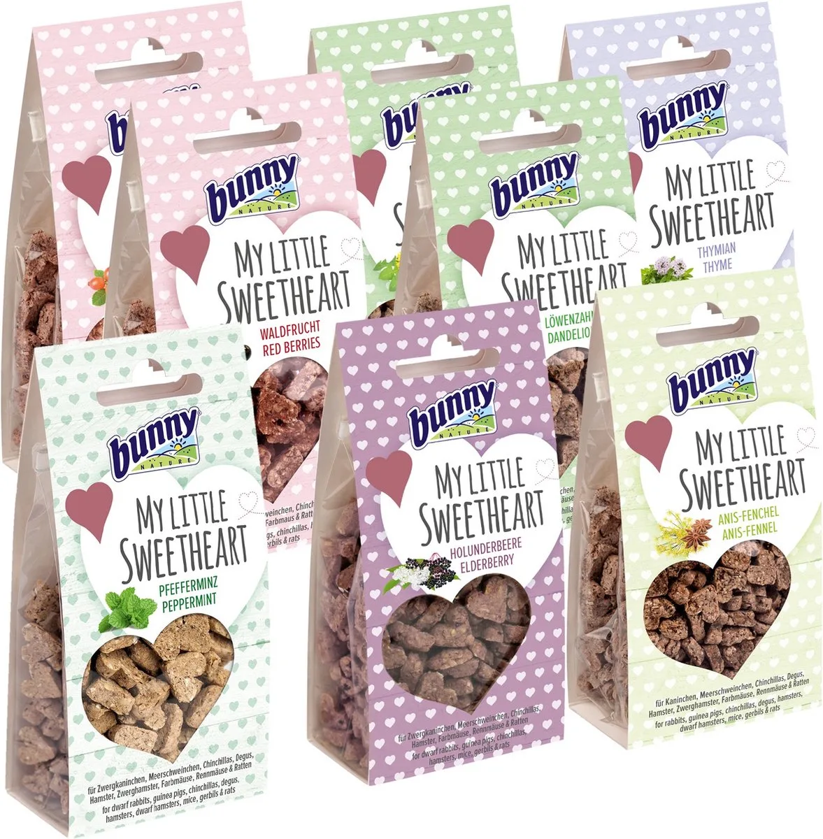 My Little Sweetheart Multipack - 8 x 30 GR från Bunny Nature – produktbild