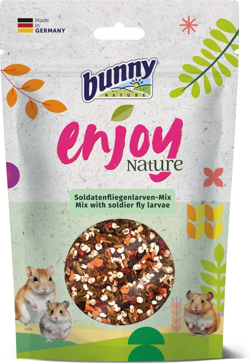 Soldaatvlieglarven Snack BUNNY NATURE - Natuurlijke Snack voor Knaagdieren - 40gr Eiwitrijke Voeding von Bunny Nature – Produktfoto