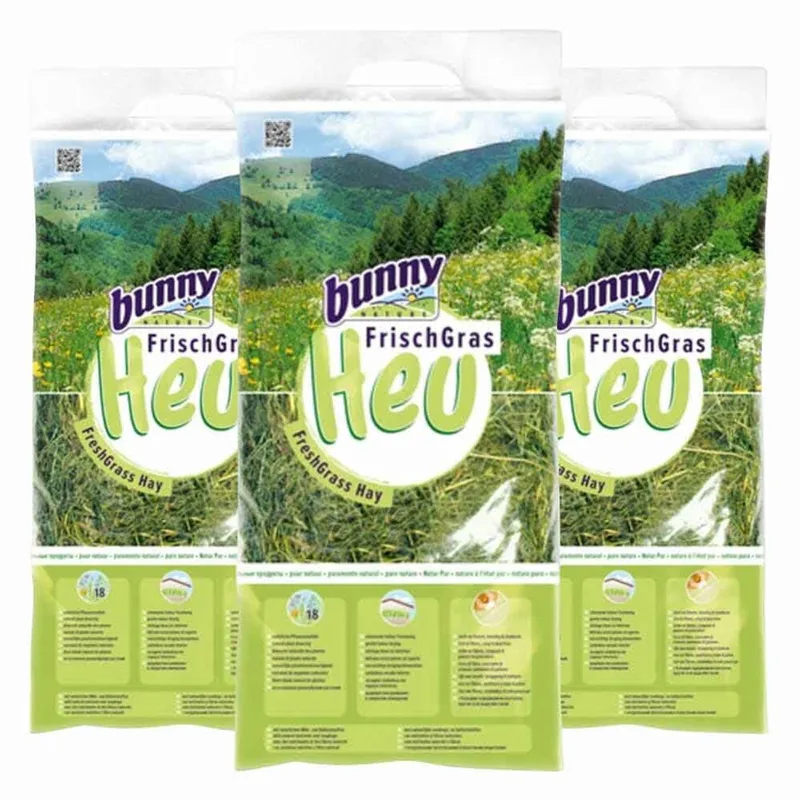 Vers Gras Hooi - 3 x 3 kg - Voordeelverpakking by Bunny Nature – product photo