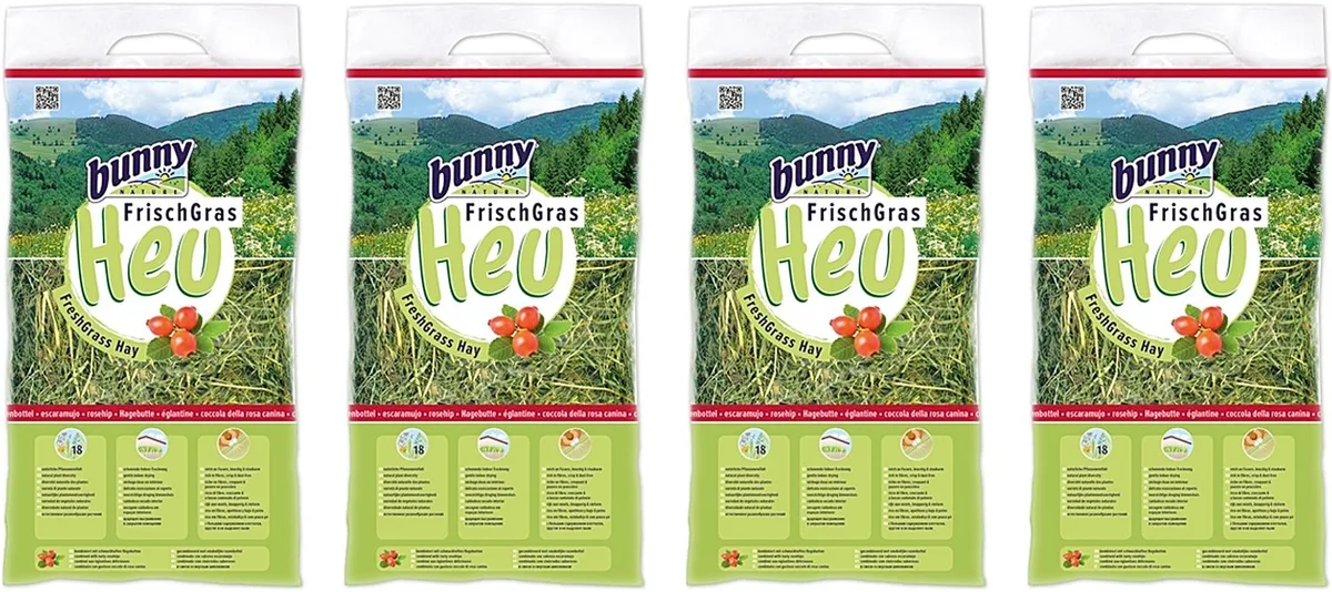 Vers Gras Hooi BUNNY NATURE - Rozenbottel - 4 stuks - Multipack de Bunny Nature – photo produit