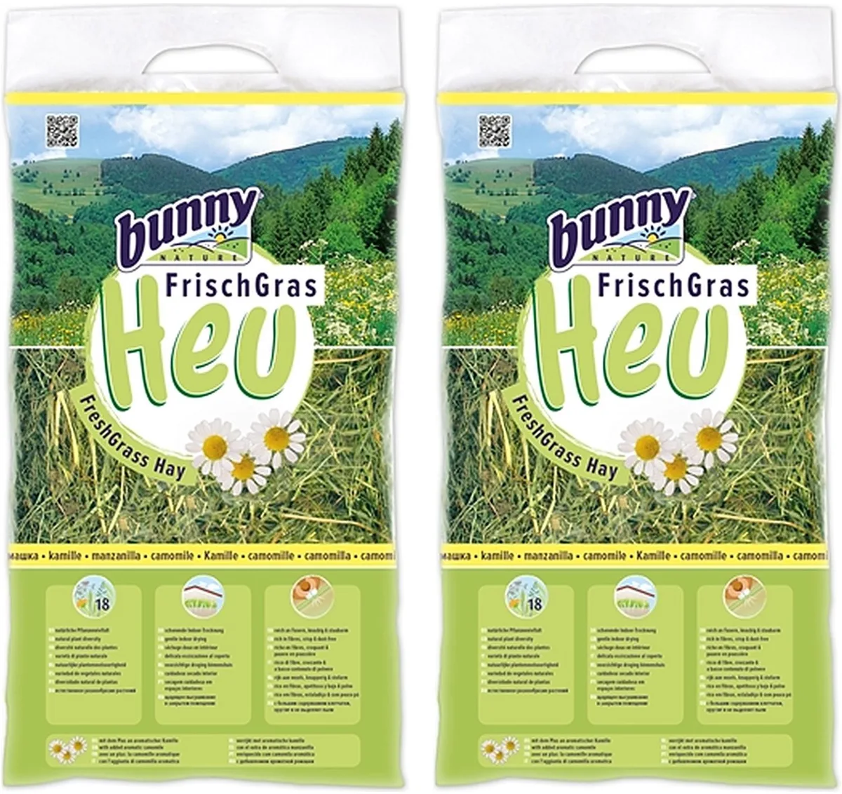 Vers Gras Hooi Kamille 500gr de Bunny Nature – photo produit