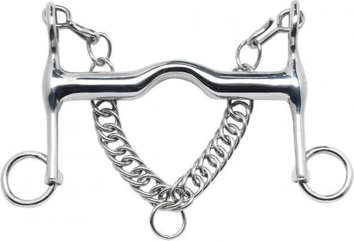 dressuurstang 11,5cm 19mm babystang van Busse in 800 – productfoto