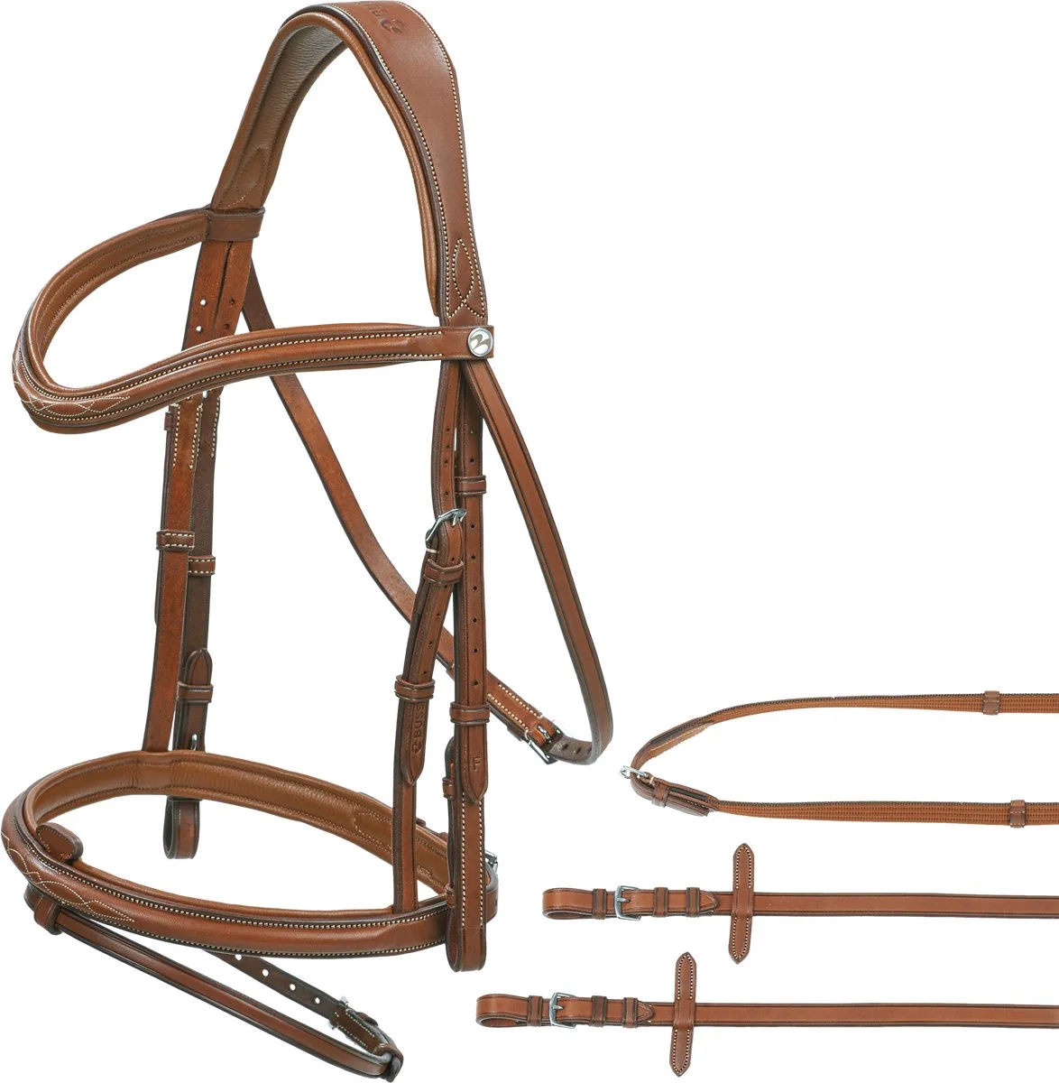 Trenshoofdstel Take-Off Line AS-Brown-Cob de Busse – photo produit